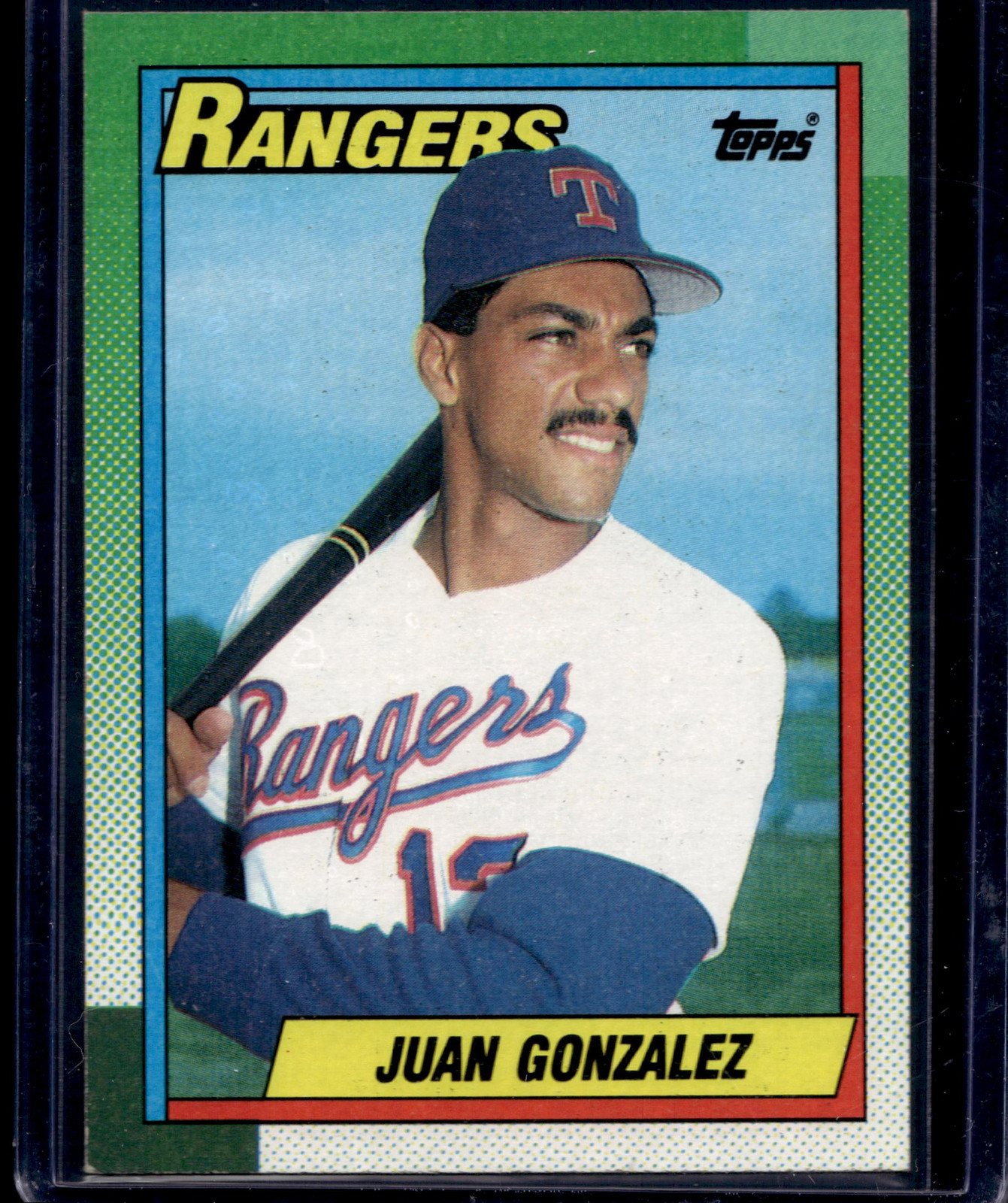 1990 Topps #331 Juan Gonzalez RC Texas Rangers