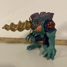 VINTAGE 1994 STREET SHARKS SLASH ACTION FIGURE DRILL NOSE. Drill Works.