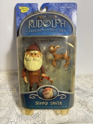 Rudolph Memory Lane Skinny Santa Figure 2002 Baby Rudolph MISB Sealed
