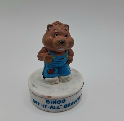 Vintage Get Along Gang Bingo Beaver Stamper