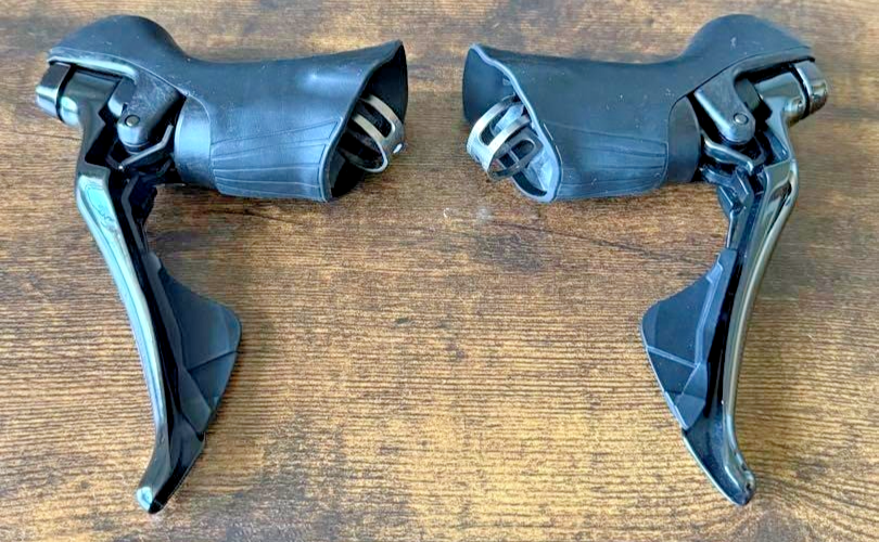 SHIMANO COPPIA COPRILEVE DURA-ACE ST-R9100 ORIGINALI - Foto 6