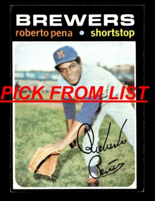 1971 Topps 163-521 VG-EX Pick From List All PICTURED bb1