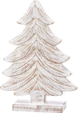 Primitives by Kathy Carved Tree Decorative Shelf Sitter Decor Holiday Christmas