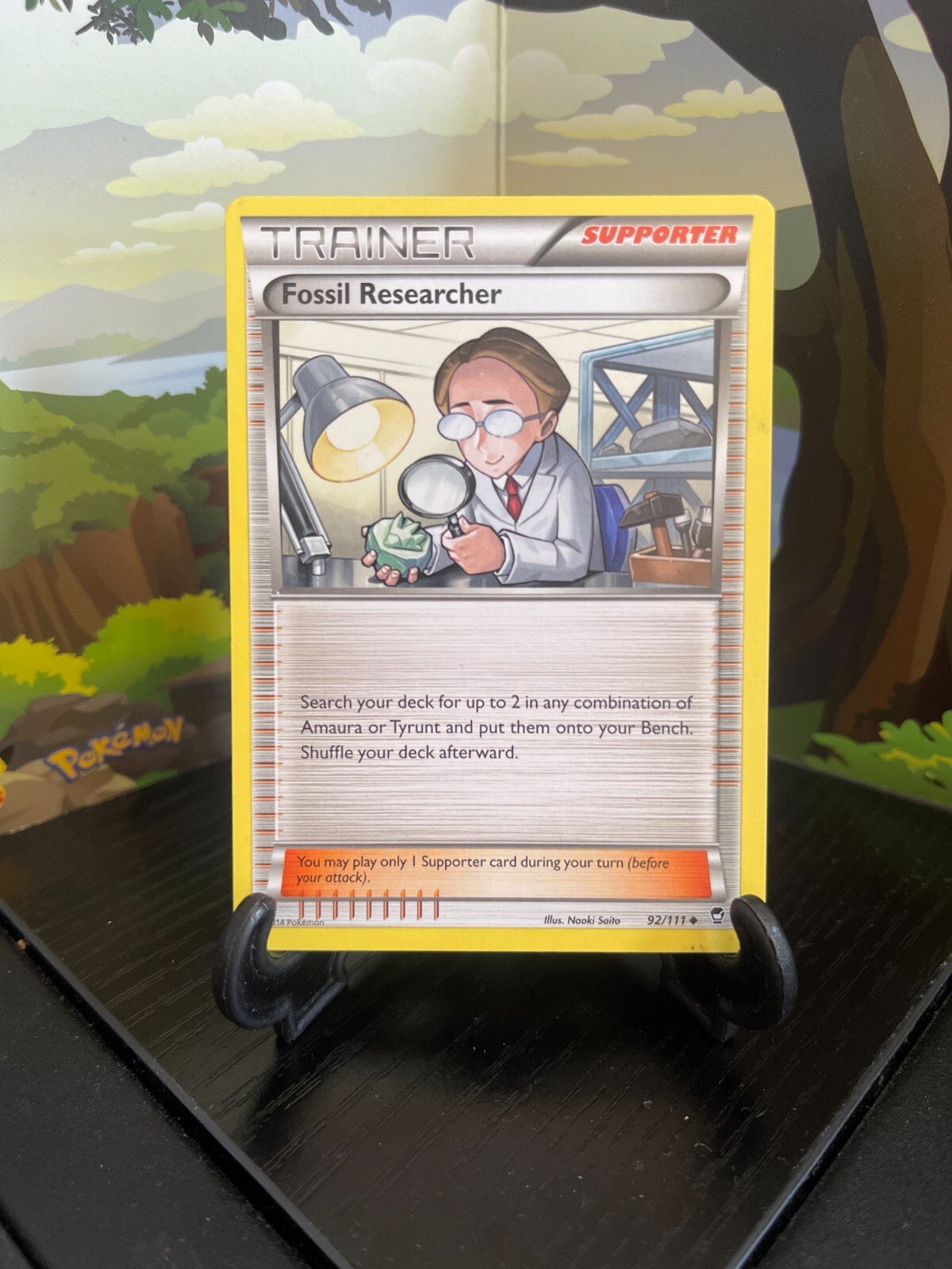 Fossil Researcher 92/111 - Furious Fists - Uncommon - Pokemon Card TCG - LP