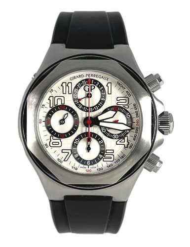 Girard Perregaux Laureato Evo 3 Chronograph Steel Men's Watch,...