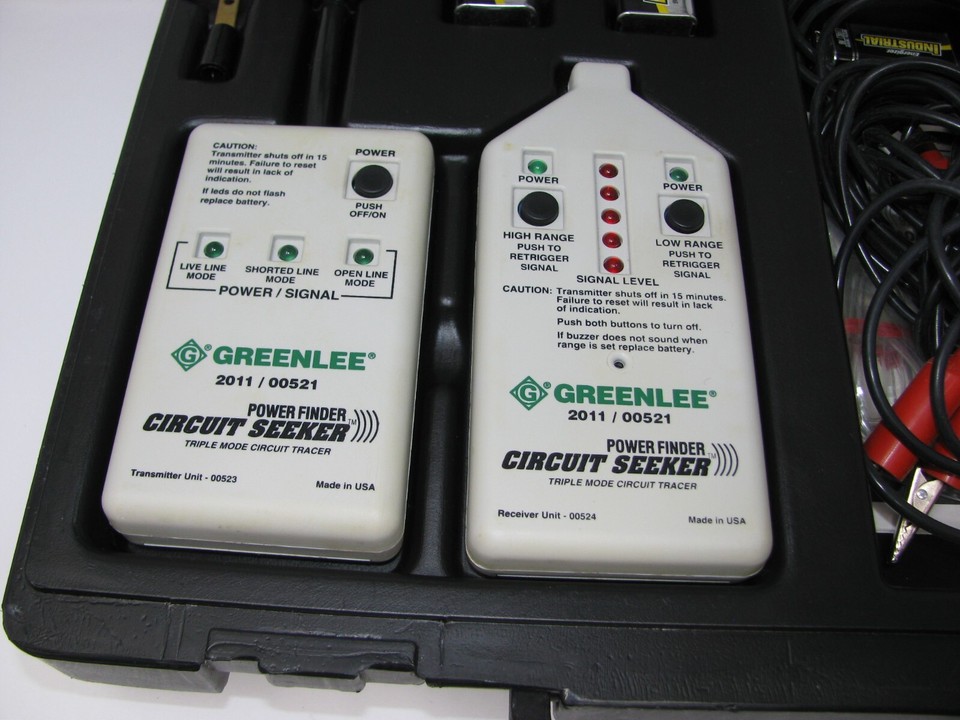 Greenlee 2011/00521 Power Finder Circuit Seeker Circuit Tracer eBay