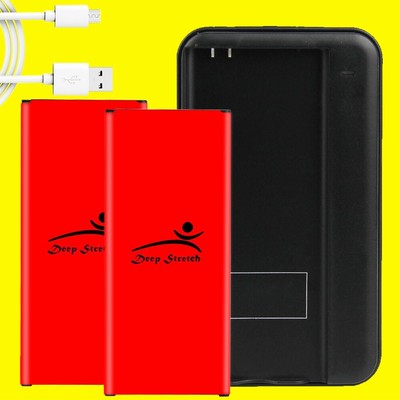 Good Quality 2x 7220mAh extra Battery Charger for Samsung Galaxy Note 4 SM-N910V