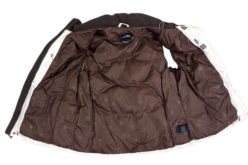 THE NORTH Face Hot Women 600 SPORT GOOSE DOWN QUILT PUFFER WHITE VEST JACKET L - Picture 10 of 18