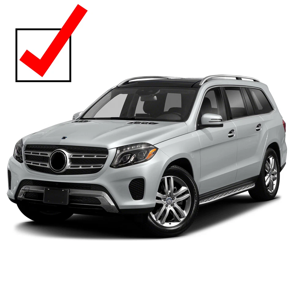 Front Grille Mesh Grill W/Camera Hole Fit GLS-Class X166 GLS450 GT 2016-2019 Foto 3 de 4