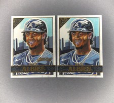 2020 Topps Gallery ARTIST PROOF #137 OZZIE ALBIES Atlanta Braves + Base Card 🔥