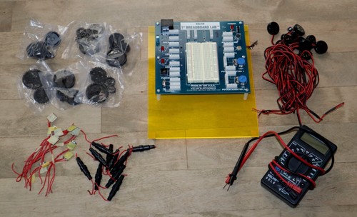 KELVIN Breadboard Lab | Electronics Circuits Trainer w/ Multimeter Educational