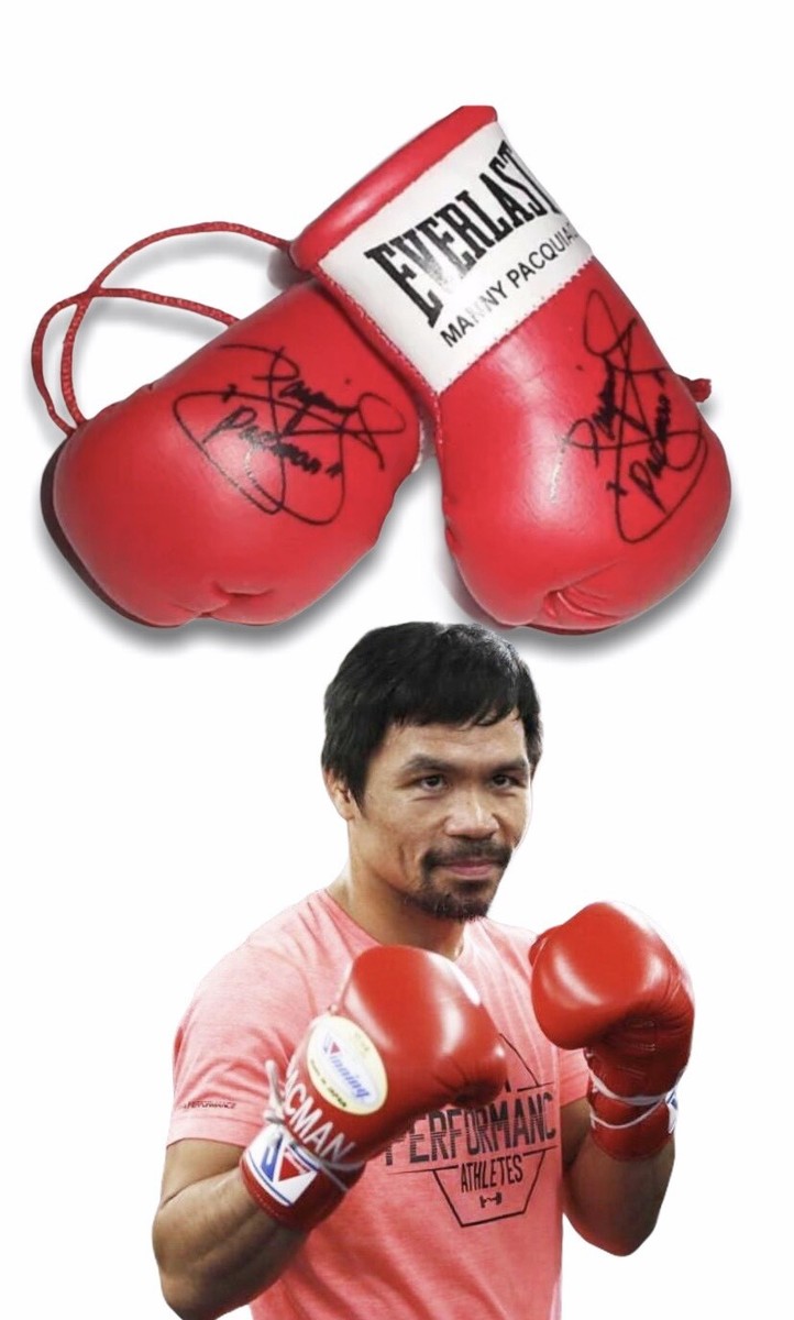 Autographed Mini Boxing Gloves Manny Pacquiao | eBay