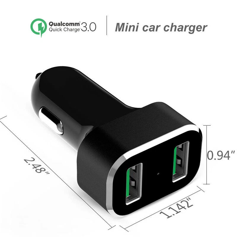 CARICABATTERIA AUTO CAR CHARGES RAMMOUNT RAM-GDS-CHARGE-USB2QCCIG con 2 USB 3.0 - Immagine 3 di 4
