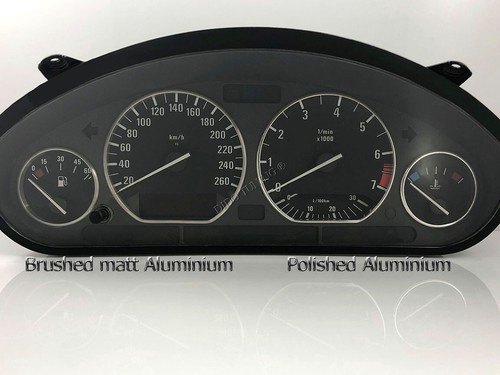 Per Bmw Z3 1997-2002 Anelli Alluminio Strumenti Strumentazione 4 pezzi - Bild 5 von 11
