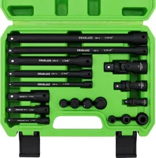 18-piece Impact Socket Extension Set Tools, Swivel Universal Joint, One Size