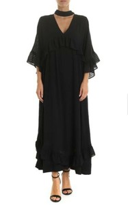 ganni dress black