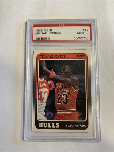 1988 Fleer Jordan PSA 17