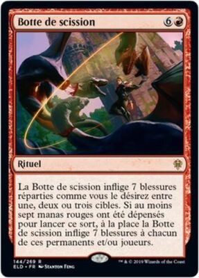 MTG Magic ELD - Sundering Stroke/Botte de scission, French/VF