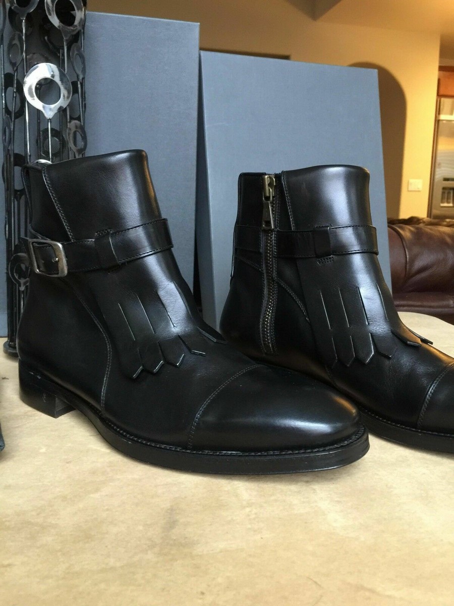 John Varvatos Collection New Fleetwood Shawl Black Boot Size  display picture 3