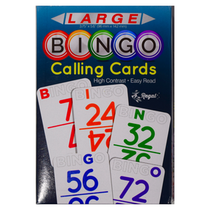 deck of bingo calling cards