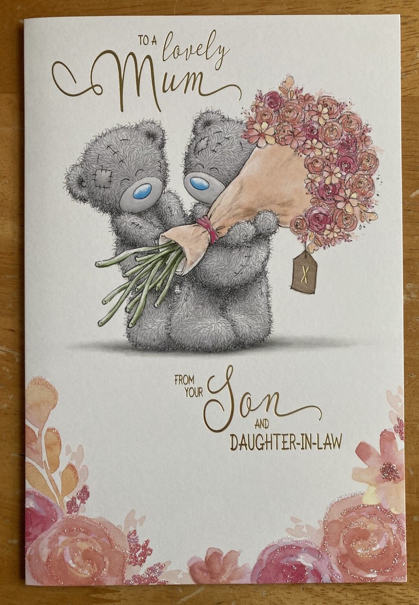 'Lovely Mum From Your Son Daughter-In-Law’ Me To You Mother’s Day Card  9”x6”