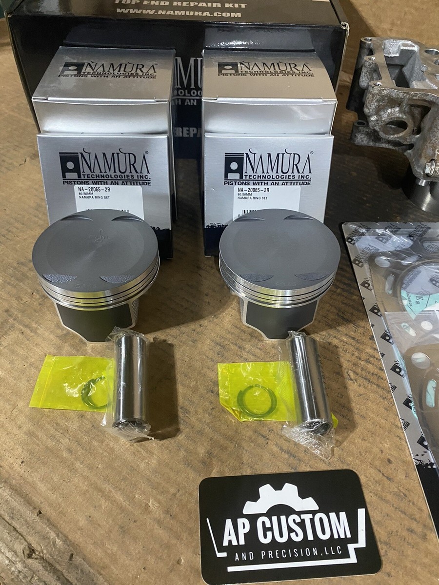 Kawasaki KFX KVF Prairie 650 Top End Rebuild Kit Cylinder Piston