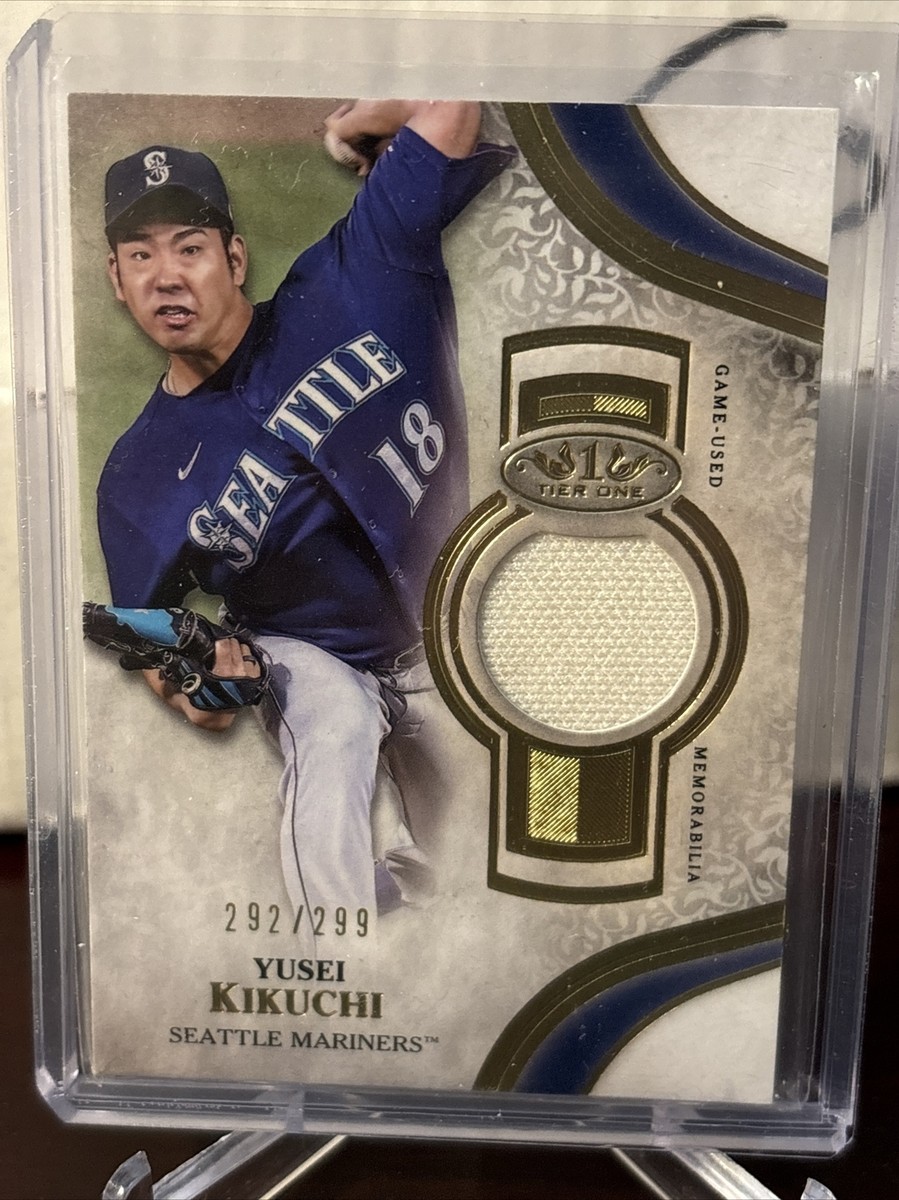 2021 Topps Tier One Tier One Relics #292/299 Yusei Kikuchi #T1R-YK