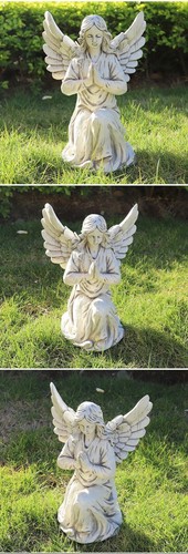 Angels Statues European Resin Angel Decoration Figurine Outdoor Home Garden New - Picture 17 of 24
