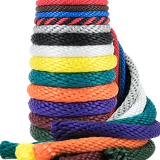 Golberg Solid Braid 1/4-inch Utility Rope. Available in various sizes & colors.