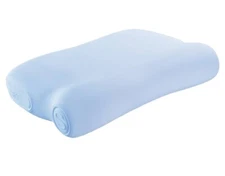 P3E Memory Foam Cervical Neck Support Pillow 3-Layer Ergonomic Light Blue New