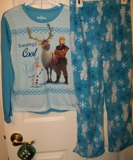 Frozen II Everything's Cool Flame Resist Long 2 Piece Pajama PJ Boys Size 10 NWT