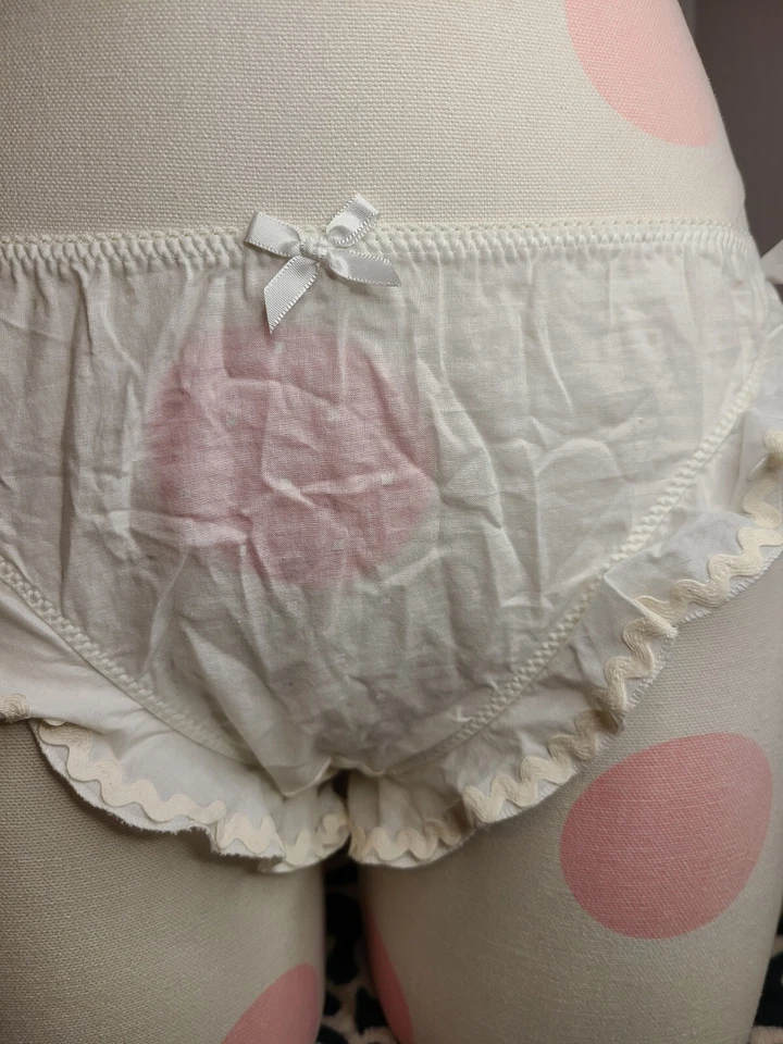 NWT Rare ☆ Victoria's Secret Y2K Cotton Side Tie Panty Size M - Image 3 of 4