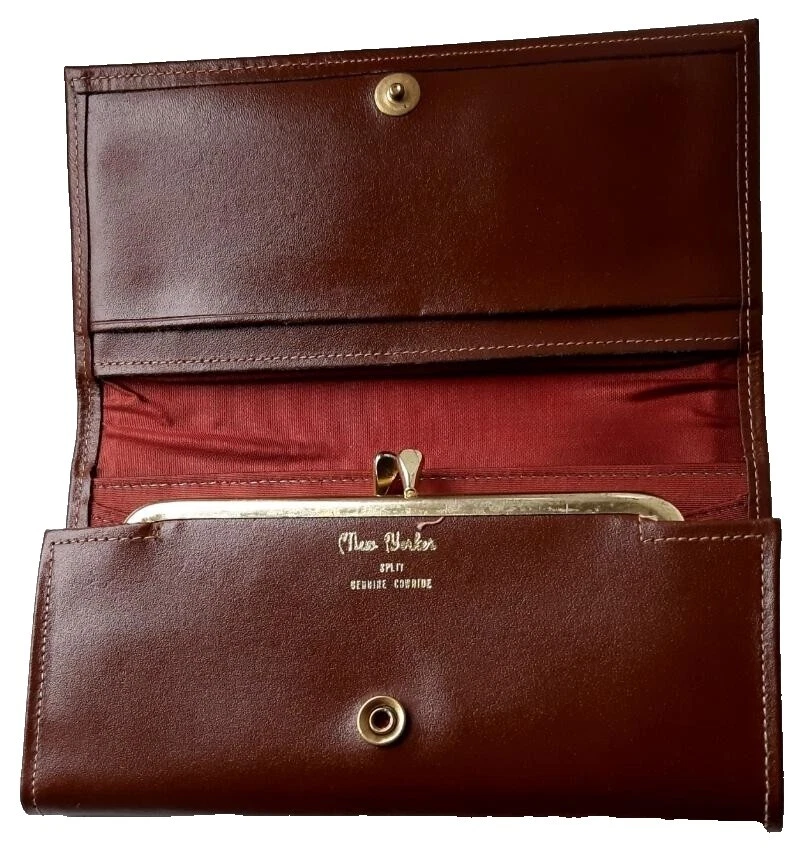 Billeteras y Monederos vintage de cuero