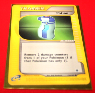 Potion Trainer Item 2002 Collectible Pokemon Trading Card No. 156/165