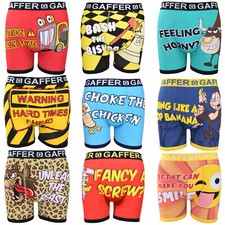 Mens Boxers Designer Underwear Funny Novelty Boxer Shorts Cotton Trunks Gifts