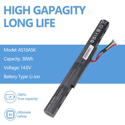 AS16A5K AKKU Für Acer Aspire E5-575 E5-575G F5-573G E5-576G AS16A8K AS16A7K