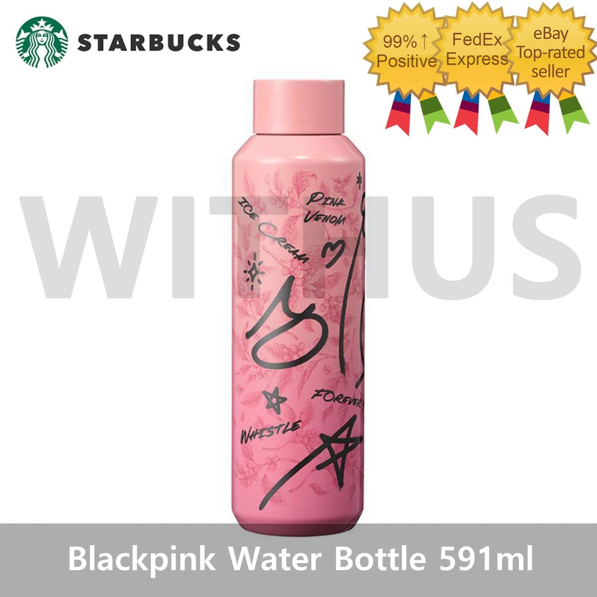 Starbucks Korea 2023 SS Blackpink Water Bottle 591ml