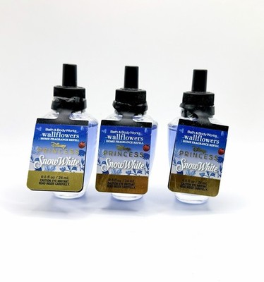 Bath & Body Works Snow White Disney Wallflowers Fragrance Refill Bulb Set of 3