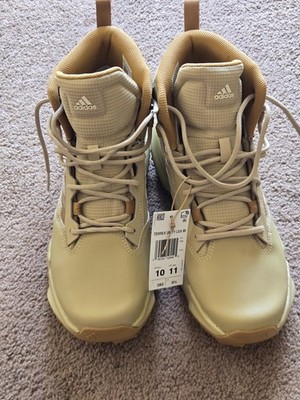 Adidas Terrex Unity Lea Mid R.RDY Hiking Boots  GZ3969 Beige Men's Size 10 U.S.