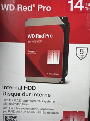 Western Digital WD 14TB Red Pro NAS SATA HDD Hard Drive WD141KFGX