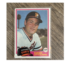 Topps 1981 Series Dennis Littlejohn #561 San Francisco Giants Baseball