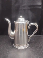 Vintage Vollrath Tea Pot Plain Gooseneck 18-8 Stainless Steel 46013