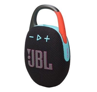 JBL Clip 5 Black Orange Portable Bluetooth Speaker (Open Box) Box Damage