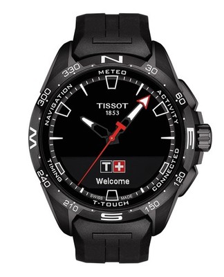 Unbenutzte TISSOT T-Touch Connect Solar T121.420.47.051.03 schwarz Herrenuhr ...