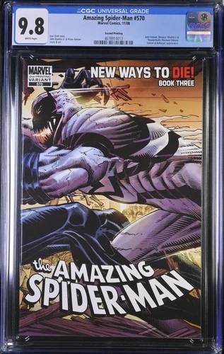 Amazing Spider-Man #570 - Marvel 2008 CGC 9.8 Anit-Venom 2nd Print
