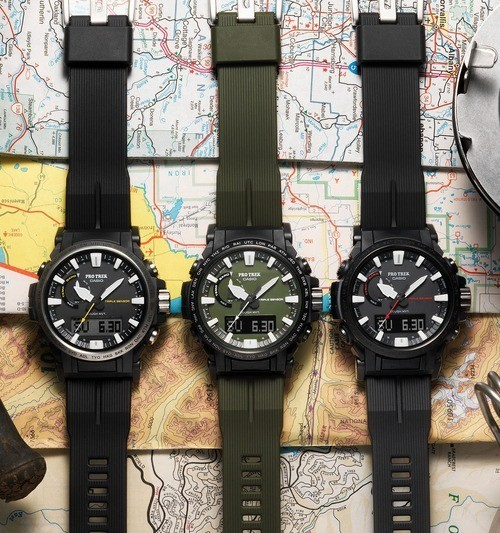 CASIO PRO TREK PRW-61 Series Climber Line Solar Radio Watch New in