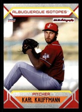 Karl Kauffmann 2023 Choice Albuquerque Isotopes #10 Albuquerque Isotopes