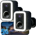 Security Cameras Wireless Outdoor, AI Color Night Vision Even in the Dark 2 Pack