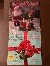 2x Christmas Albums-Happy Holidays-Perry Como,Kate Smith,Norman Lubof Vinyl 12''