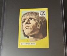 Brian Jones, The Rolling Stones #c14 Vlinder Matchbox Label Near Mint Condition